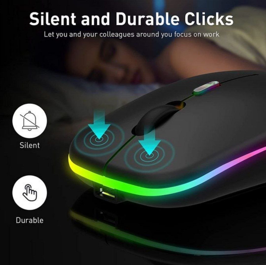 Wireless Rechargeable Mouse view 1