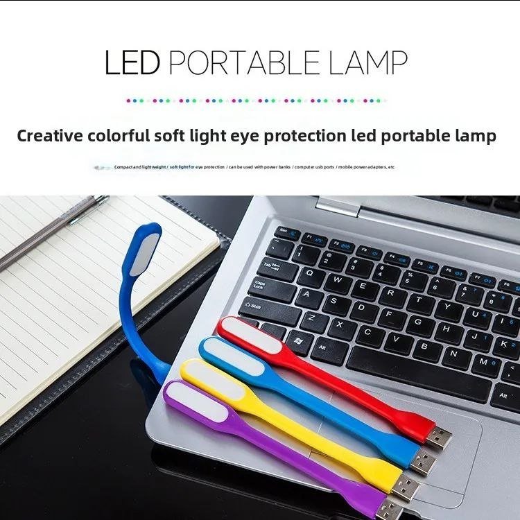 Flexible USB Night Light for laptop without keyboard light