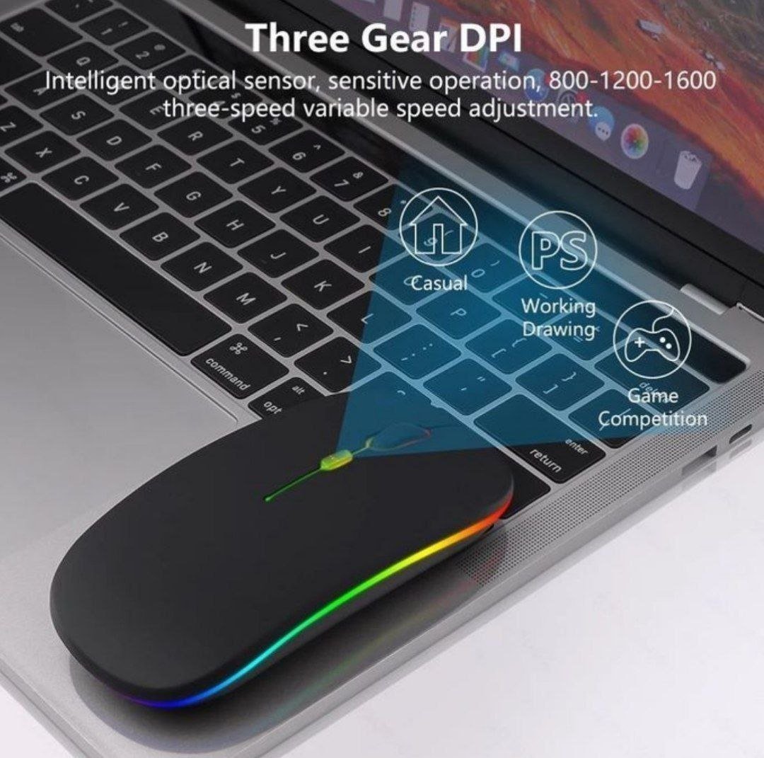 Wireless Rechargeable Mouse view 3